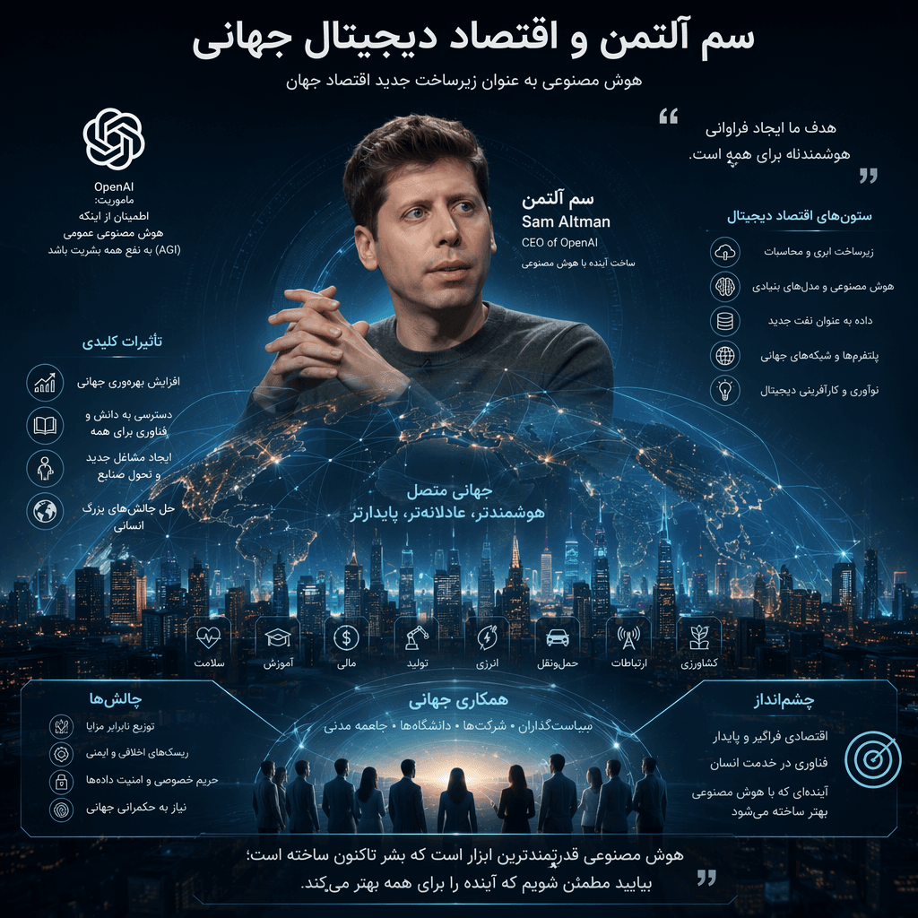 سم آلتمن: هوش مصنوعی شرایط مالی زندگی بشر را بازطراحی میکند